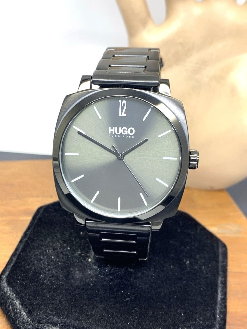 Hugo Boss Men's Watch 1530081 Quartz Black Dial Stainless Steel 40mm